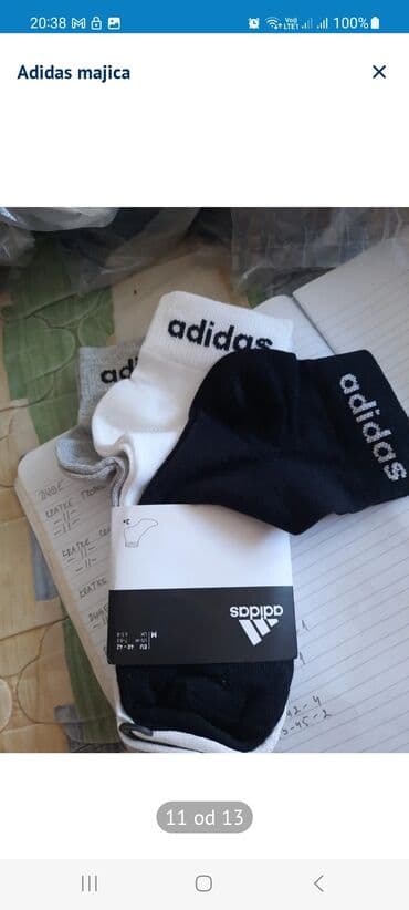 delije duks m: Adidas carape ostale samo trobojne vel 40-42 — 1