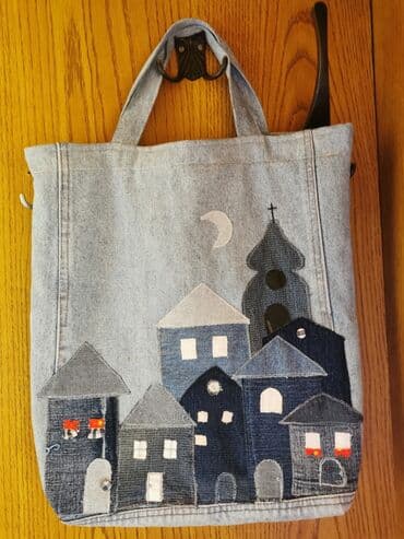 dior rumenilo cena: Torba za rame, Handmade, Materijal: Platno — 3