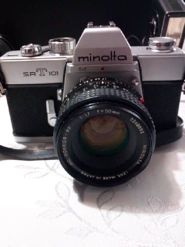 kamere nis: Fotoaparat MINOLTA Co. SRT101, Teleobjektiv Vivitar Blic Kako928 i — 2