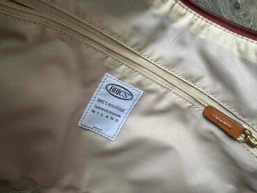 bordo torbe: Torba za rame, Materijal: Platno — 5
