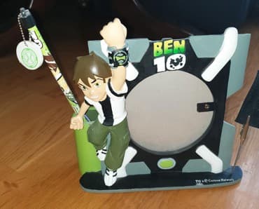 deciji tablet azbuka: Ben 10 original CARTOON NETWORK deciji ram za slike, sa strane je — 3