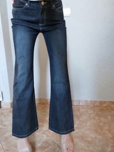 legend ženske pantalone: 28, 28, Teksas, Normalan struk, Zvoncare — 5
