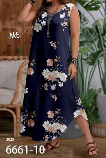 haljina bubamara: 3XL (EU 46), bоја - Šareno, Oversize, Top (bez rukava) — 2