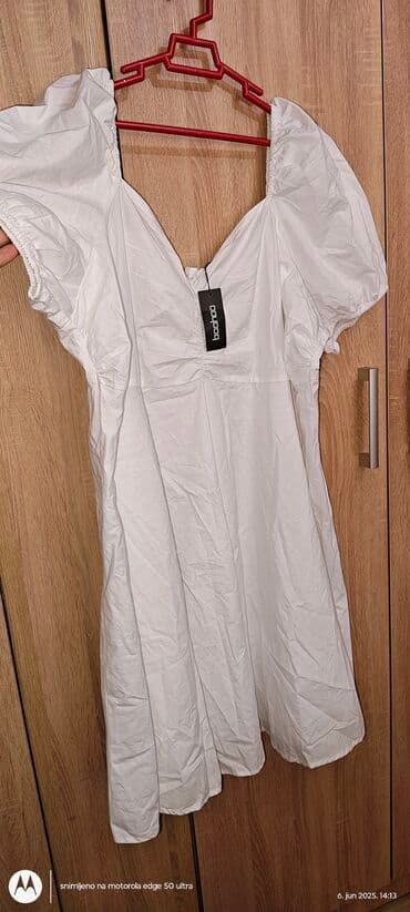 kiko sjaj za usne lilly: 9Fashion Woman 6XL (EU 52), bоја - Bela, Oversize, Kratkih rukava — 1