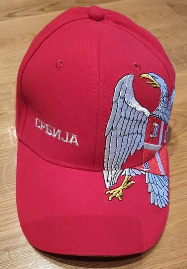 muške rukavice h m: Kacket srbija - nov ! Originalan, crveni — 2