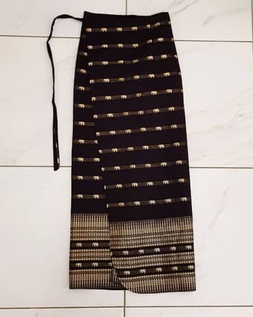 suknja sorc stradivarius: One size, Maksi, bоја - Crna — 1