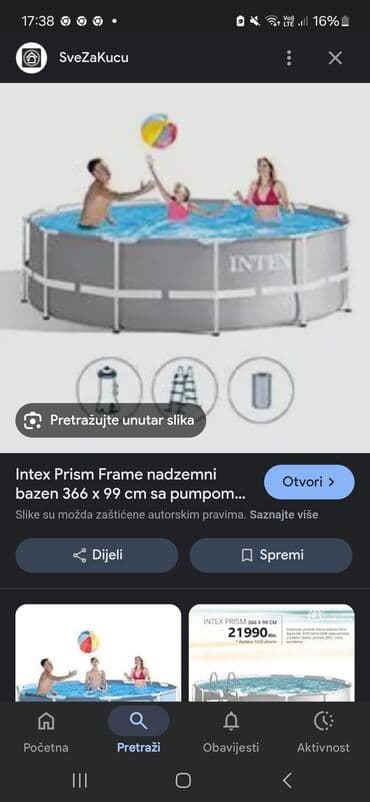 dodatak za wc šolju: Pumpa za bazene — 1