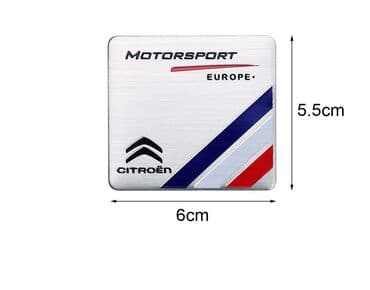 alat za ispitivanje rashladnog sistema: Samolepljiva metalna pločica - CITROEN MOTORSPORT Samolepljiva — 7