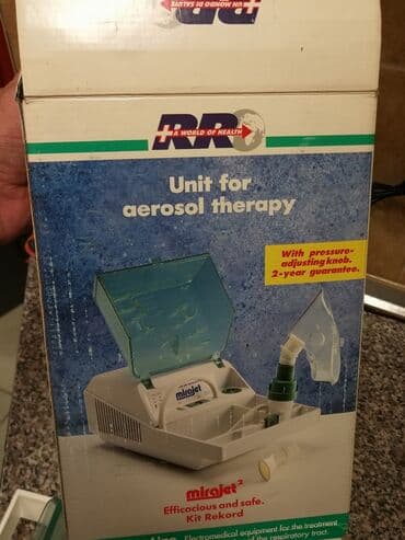 Inhalatori, nebulizatori: Inhalator dobar,, Miroset,, RR. U svojoj kutiji. Kao nov je. Odlčno — 2