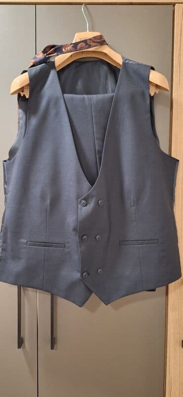 svecane haljine sombor: Trodelno odelo, 3XL (EU 58), bоја - Tamnoplava — 4