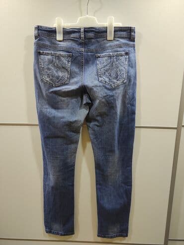 lidl pantalone: Farmerke C&A veličina 42. Poluobim struka 43/47, dubina napred 24 — 2