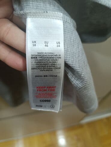 Haljine: 3XL (EU 46), bоја - Siva, Oversize, Kratkih rukava — 4