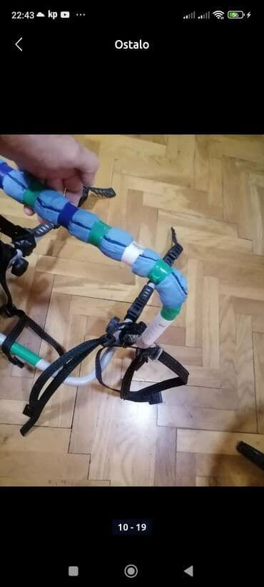 bicikl za mamu i bebu: Nosac za bicikla tri na gepek vratima(Hedzbek). Nosac je kao nov. ja — 6