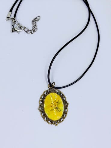 pandora privezak zaba: Ogrlica sa priveskom, Handmade, Materijal: Epoksi smola — 10
