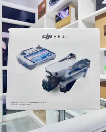 Dronovi: DJI Air 3S dron u originalnom pakovanju, spreman za upotrebu. Ovaj — 3