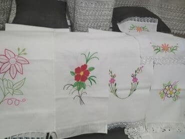 Towels: Floral, color - Multicolored — 16