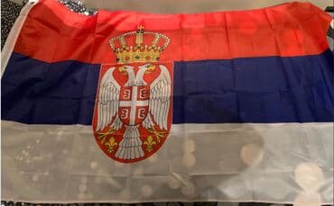 srpska i ruska zastava: Srpska zastava-nova 90x150 zastava Srbije Nova Zastava Republike — 3