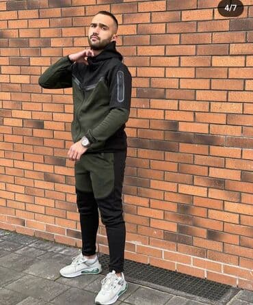 prsluk i pantalone komplet: Nike muška trenerka Novo Pamuk Veličine m l xl 2xl fb Moja — 1