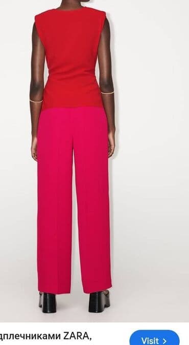zara parfemi akcija: Zara, XS (EU 34), Poliester, Jednobojni, bоја - Crvena — 9