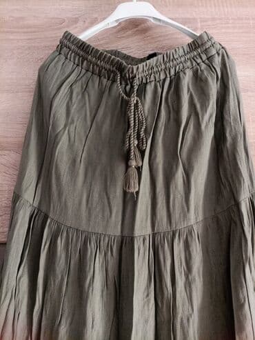 zara bermude zenske: XS (EU 34), Midi, bоја - Maslinasto zelena — 1