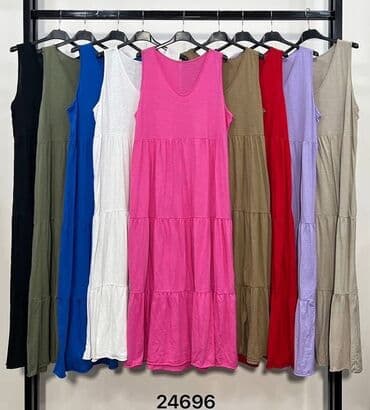 Haljine: M (EU 38), bоја - Tamnoplava, Oversize, Top (bez rukava) — 4