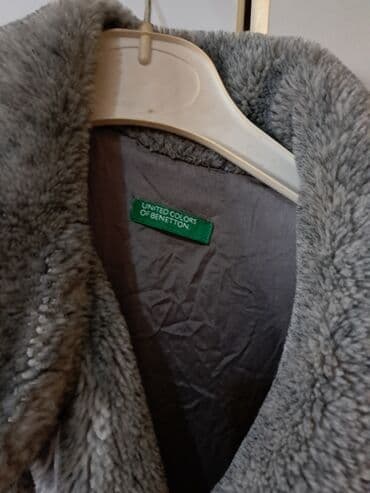 benetton parfemi zenski: Benetton, One size, Veštačko krzno, bоја - Siva — 7