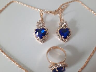 doca ranac: Set: Minđuše, Ogrlica, Prsten — 3