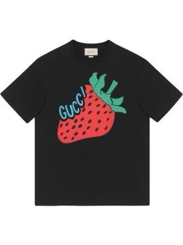Muška odeća: Gucci Strawberry-Original muska majica POVOLJNO Gucci — 4