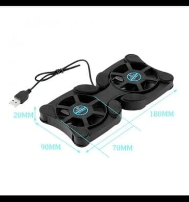 gigatron stalak za laptop: Ventilator za hladjenje Laptopa, sklopljivi od jake kuvane plastike — 3