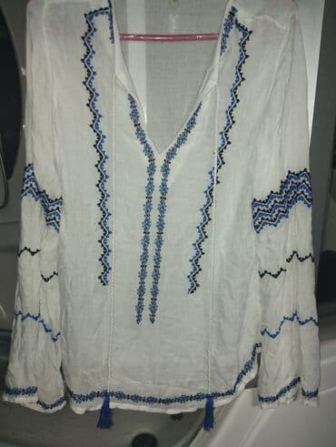 Bluze: Guess, M (EU 38), Pamuk, Vez, bоја - Bela — 1