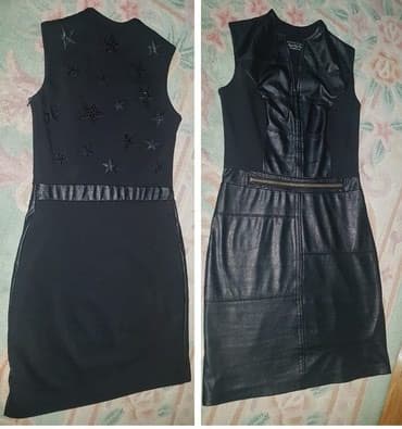 haljine crne: Philipp Plein S (EU 36), bоја - Crna, Koktel, klub, Kratkih rukava — 8