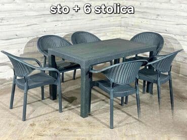 ikea sto i stolice za decu: 07. set 
200e — 3