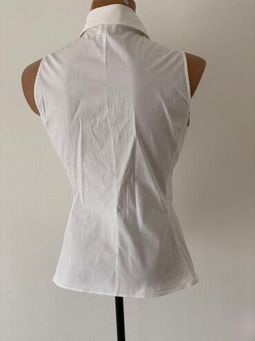sinsay bela haljina: Emporio Armani, S (EU 36), Spandeks, bоја - Bela — 3