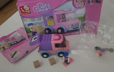 Igračke: Sluban kockice, girl's dream, set kamion sa figuricom, kamion je oko — 4