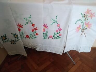 Towels: Floral, color - White — 17