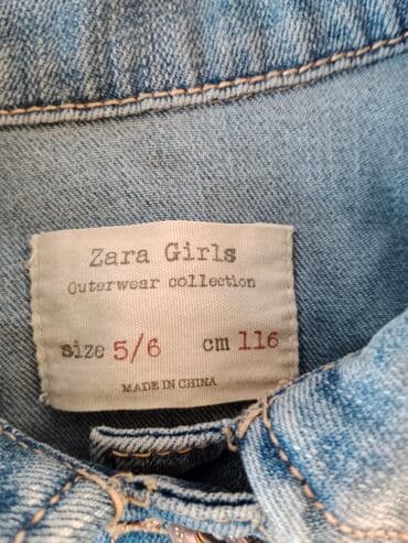 prsluk s: Zara, Teksas jakna, 104-110 — 3