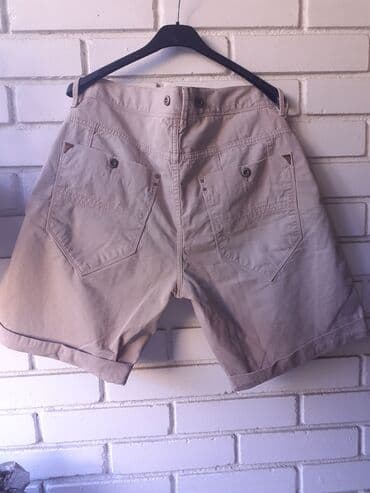 pantalone od eko koze: Šorc, XL (EU 54), bоја - Bež — 2