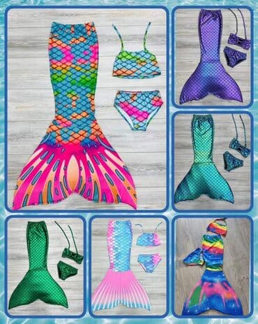 dexy co igracke za decu od 3 godine: 🧜🏼‍♀️ Sirena trodelni kupaći kostimi 🥰 Veličine od 2 do 14 godina — 7