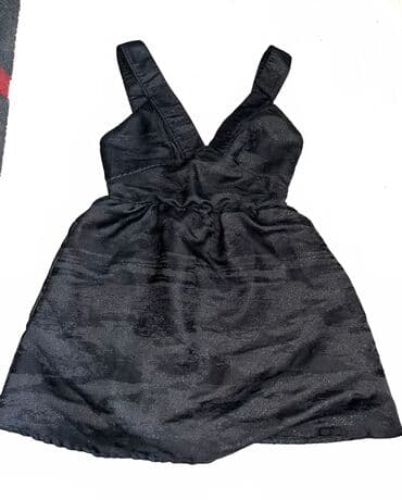 midi haljine h m: H&M M (EU 38), bоја - Crna, Večernji, maturski, Na bretele — 1