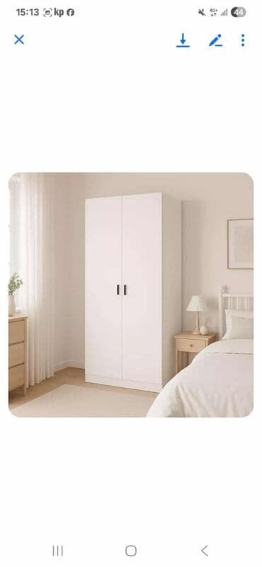 Ormari: Ormar Elias 18500 din. Dimenzije: 175 cm x 70 cm x 52 cm Boja: bela
