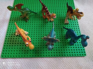Set dinosaurusa,puna meka plastika,6 komada u savršenom stanju — 3