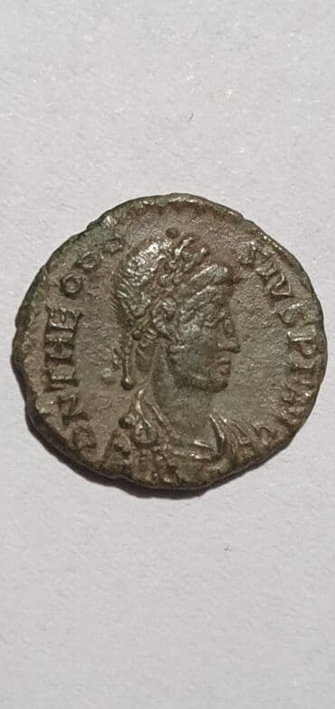 album za kovanice gde kupiti: ☆ THEODOSIUS I 379-395AD The Great 388AD Ancient Roman Coin Military — 1