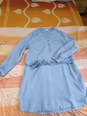 sampon u obliku sapuna: C&A 3XL (EU 46), bоја - Svetloplava, Oversize, Dugih rukava — 1
