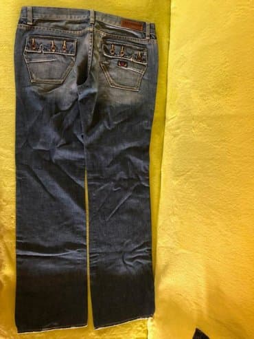 vunene pantalone: Lee cooper farmerke bez elastina,vel. 30 — 2