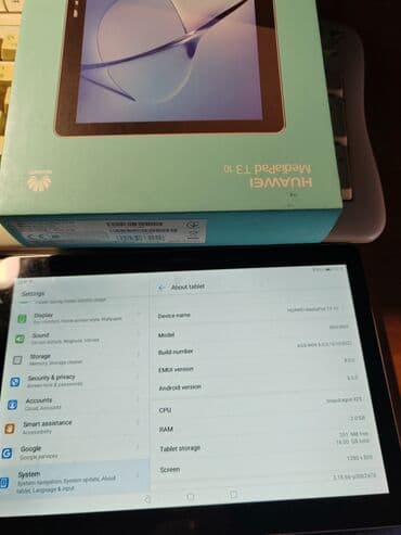 vip tableti za 1 dinar: Huawei MediaPad T3 veličine 10 inca, od 2gb/16gb, procesor quad core — 3