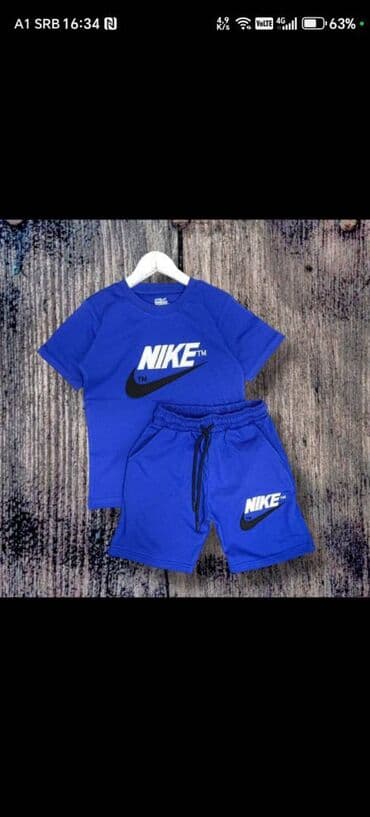 zenska odela sako i pantalone: Nike, Komplet: Majica, Šorts — 1
