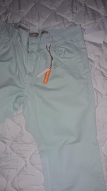 Pantalone: Normalan struk, Ravne nogavice — 1