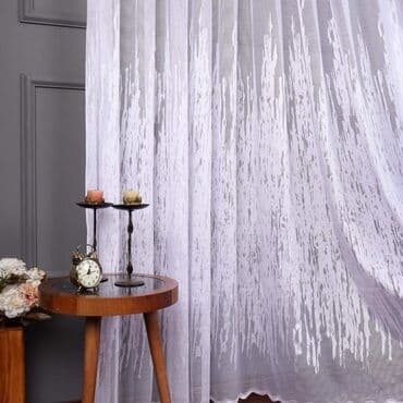 etisoni na metar: Light filtering curtains, color - Grey — 1
