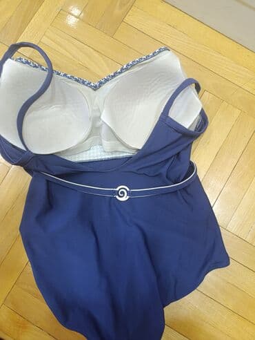 novcanik i kais set: 3XL (EU 46), Geometrijski, bоја - Tamnoplava — 4