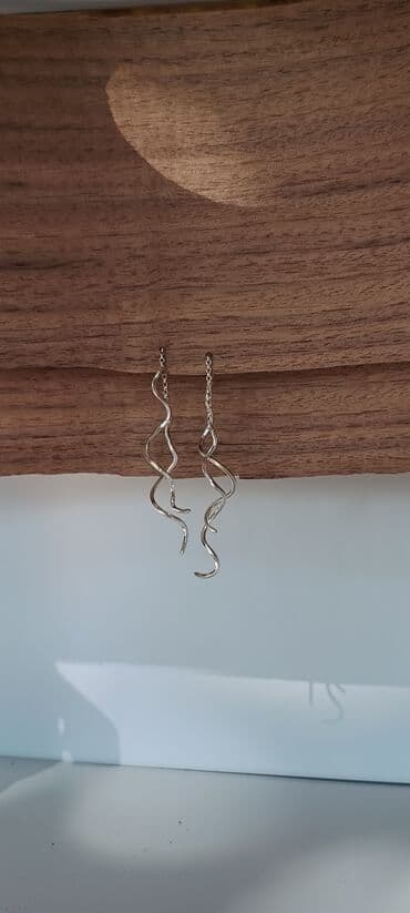 golden rose ulje za usne: Set minđuša, Handmade, Materijal: Srebro — 6